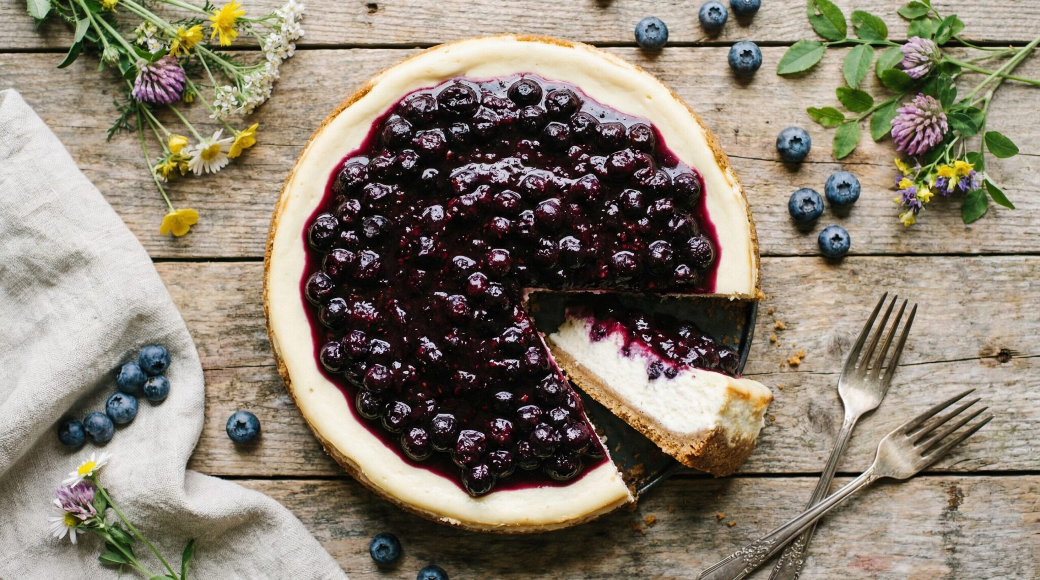 Sernik jagodowy na zimno