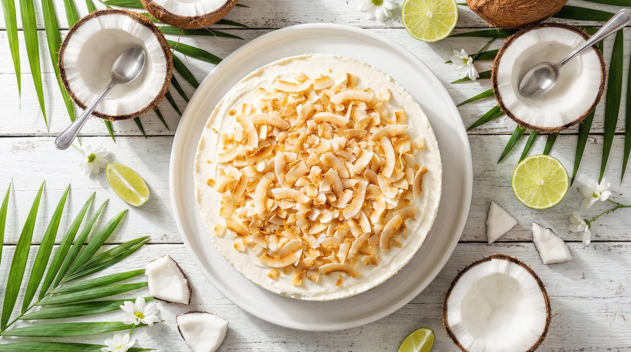 Sernik kokosowy bez pieczenia