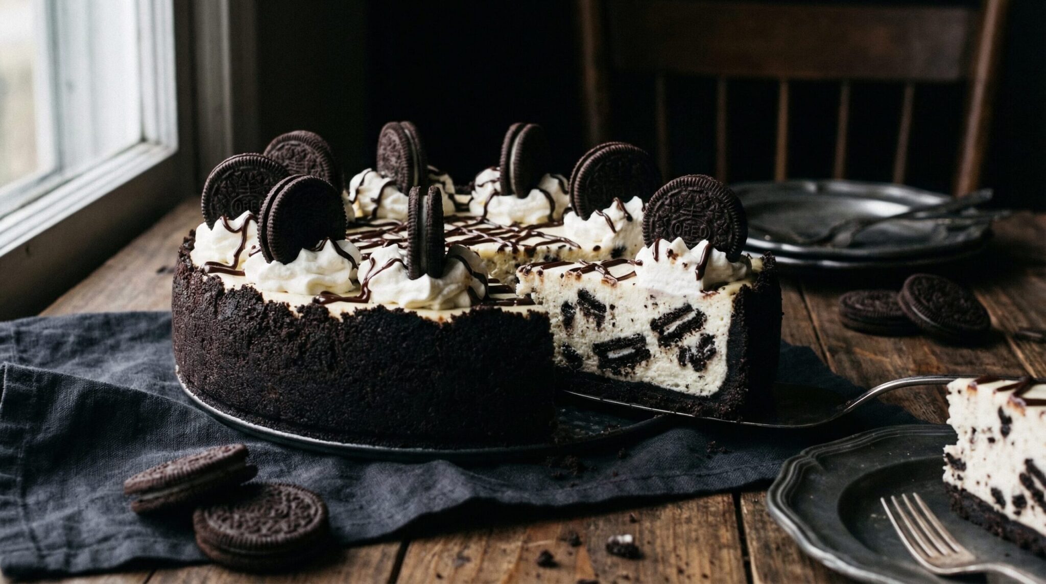 Sernik Oreo na zimno