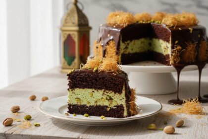 Ciasto dubajskie – modny deser z pistacją i chrupiącym kataifi