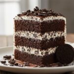 Tort Oreo – czekoladowy tort z kremem i ciasteczkami Oreo